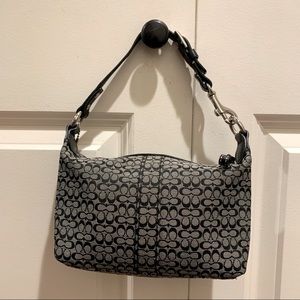 Coach signature mini hobo bag
